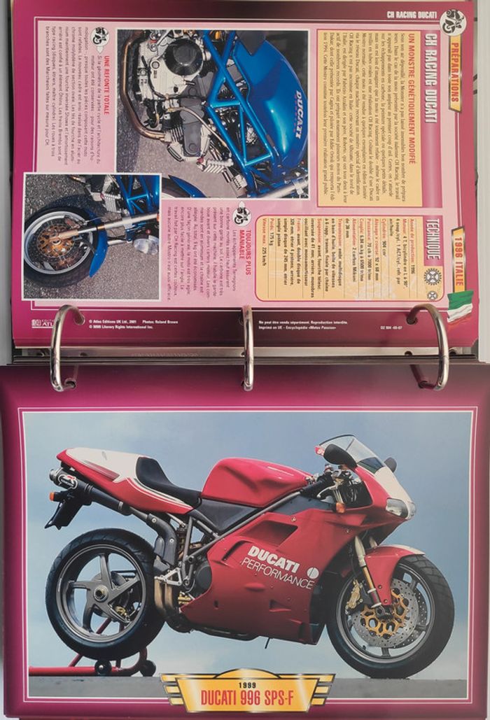 Classeur Motos Passion - Préparations & Customs (175 fiches) - photo numéro 6