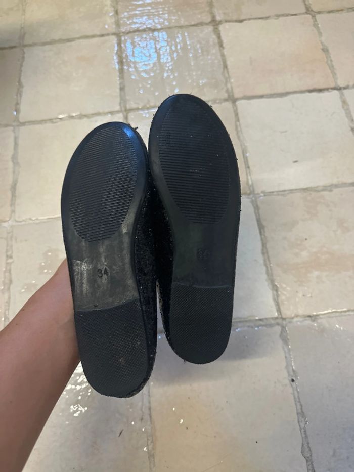 Ballerine noire paillettes tex 34 - photo numéro 2