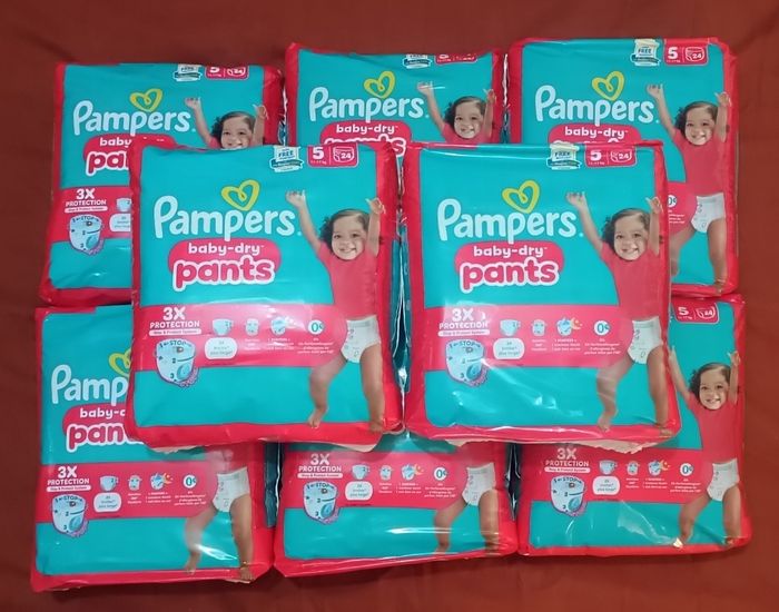 Couches pampers pants taille 5