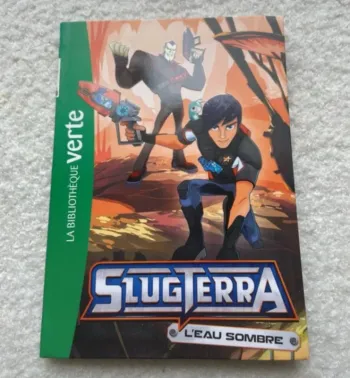 Livre Slugterra L’eau Sombre bibliothèque verte 8-10 ans en bon état !