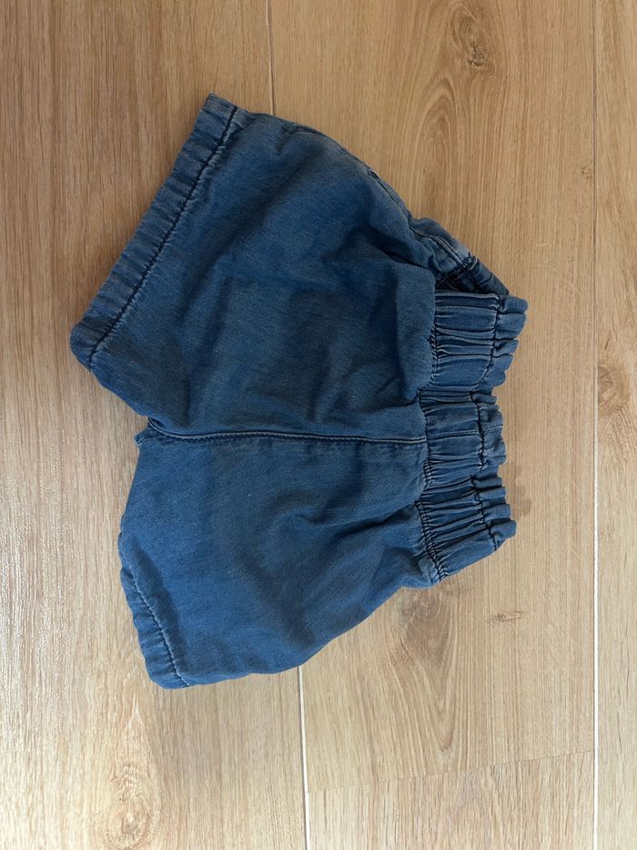 Short fille jeans léger - photo numéro 2