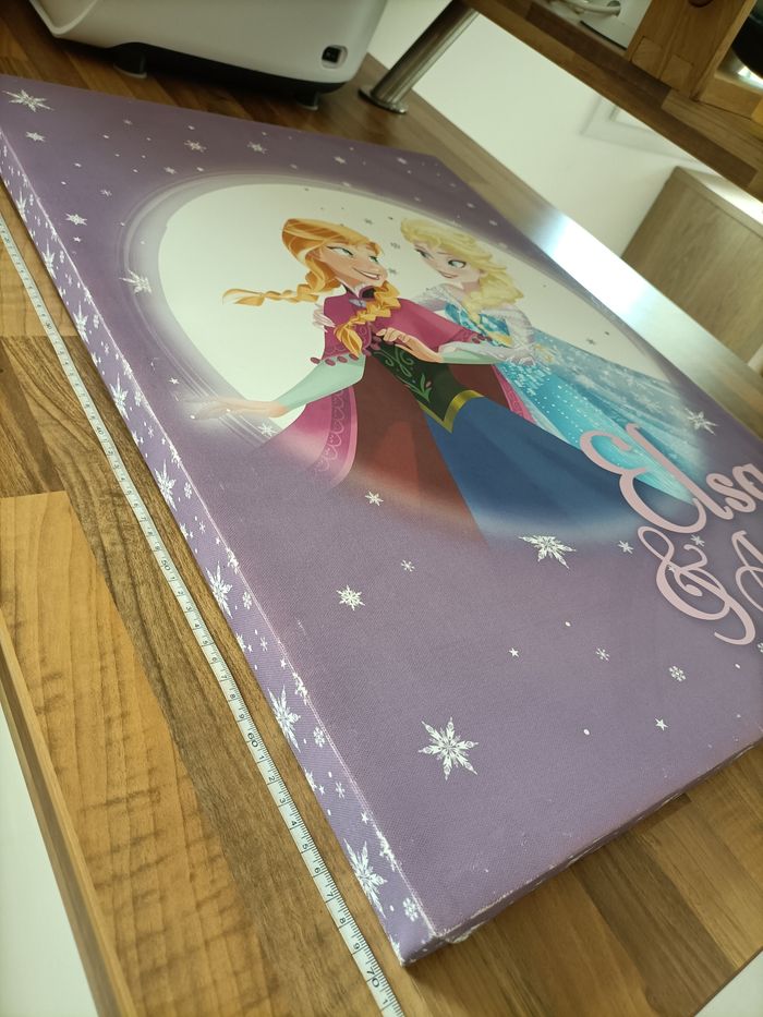 Cadre violet reine des neiges 50*70 cm - photo numéro 4