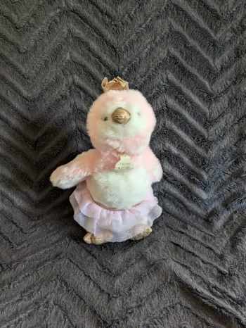 Peluche Pingouin rose