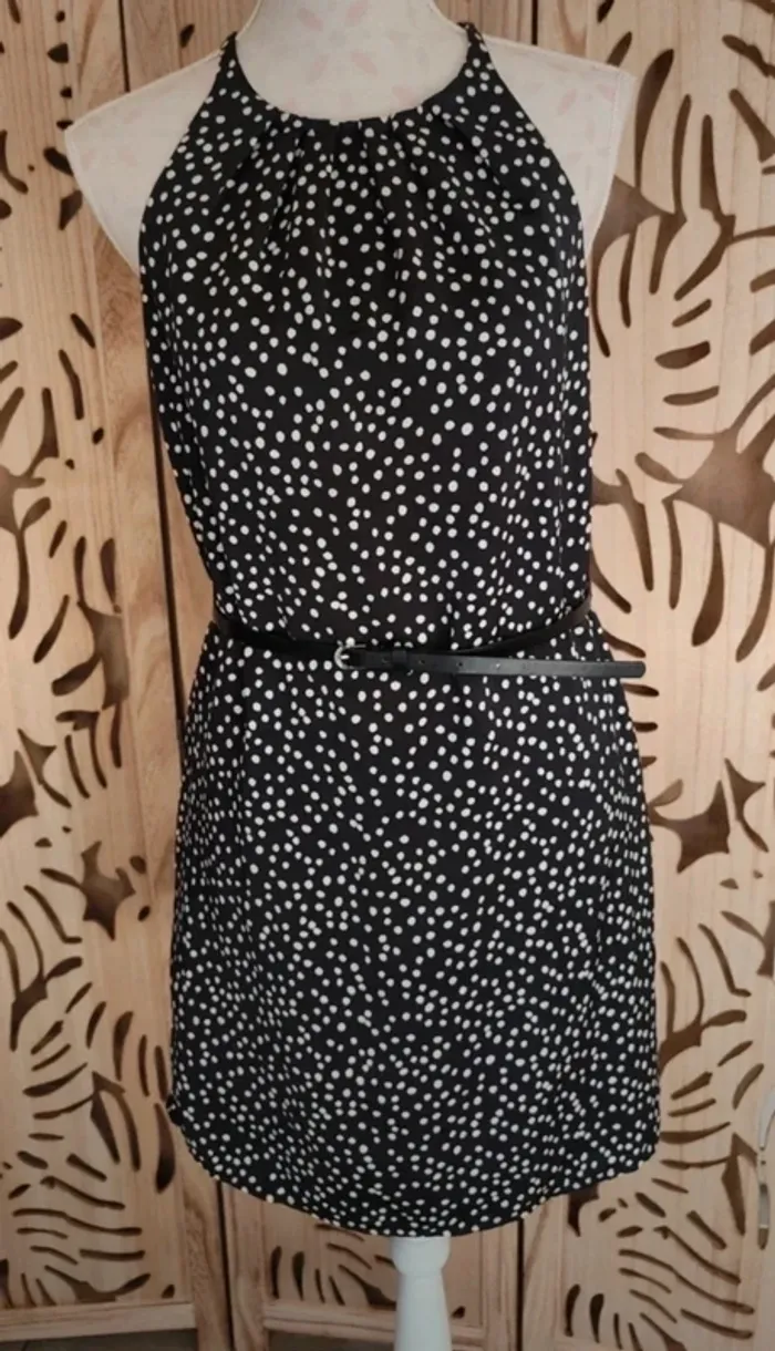 Robe imprimée pois, ceinture Cache cache - photo numéro 3