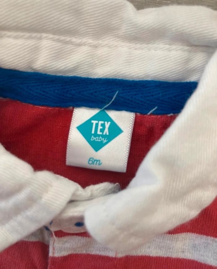 Polo manches longues 6 mois tex baby - photo numéro 3