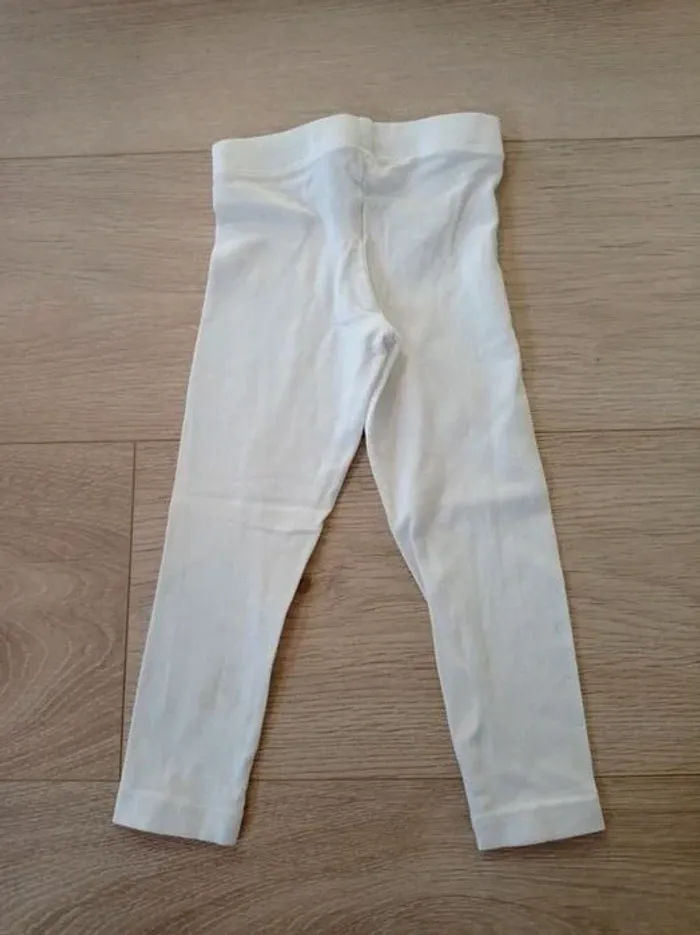 Legging blanc fille Orchestra 3 ans - photo numéro 2
