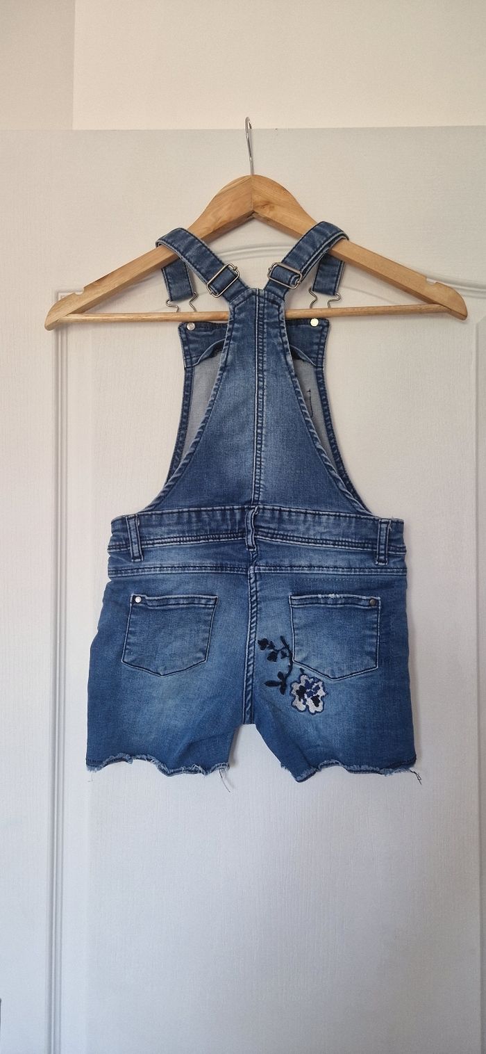 Salopette short en jeans orchestra Taille 8ans - photo numéro 6