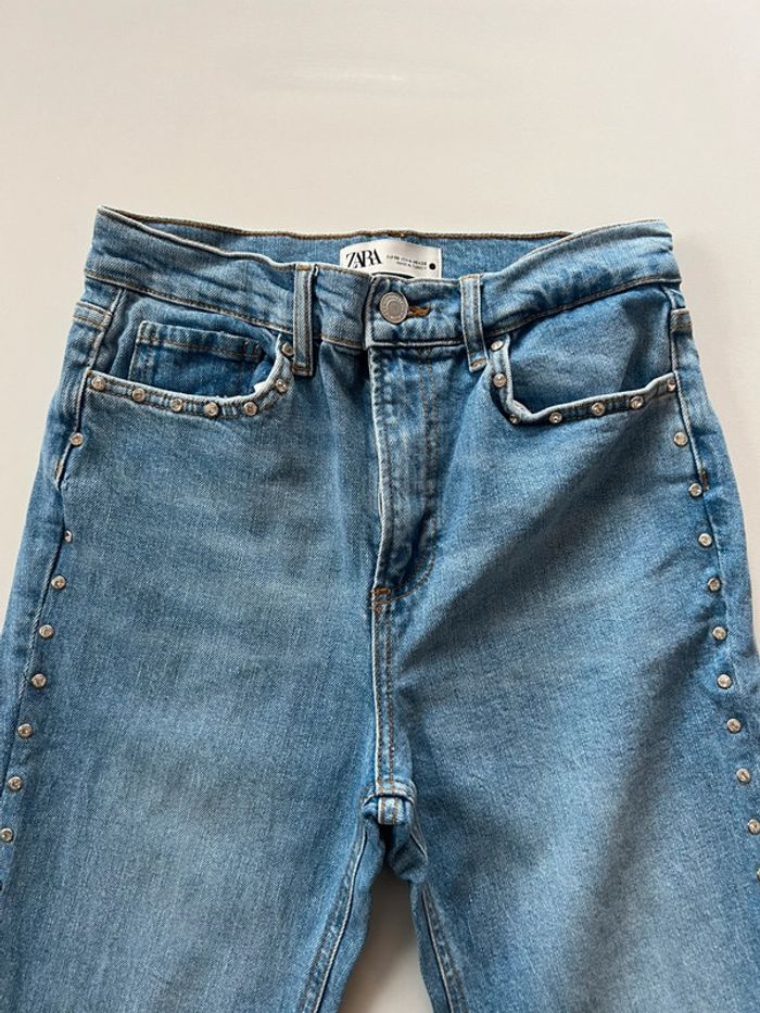 Jean court taille haute taille 36 - Zara - photo numéro 5