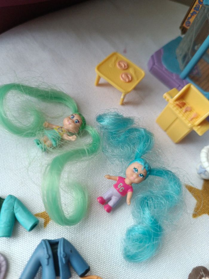 1997 mini pouce confiserie café pâtisserie michelle's génie toy restaurant Polly petite poupée small - photo numéro 8