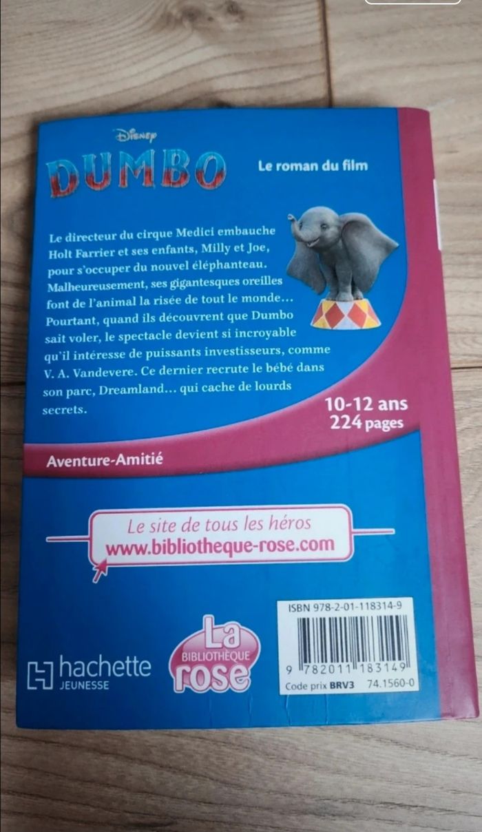 Livre Dumbo neuf - photo numéro 2