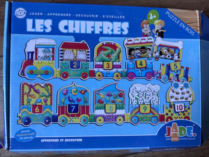 Puzzle train les chiffres - photo numéro 2