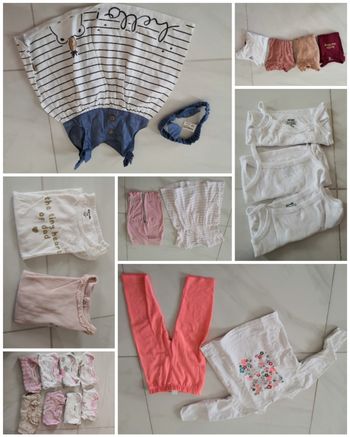 Lot vêtement fille 9 mois