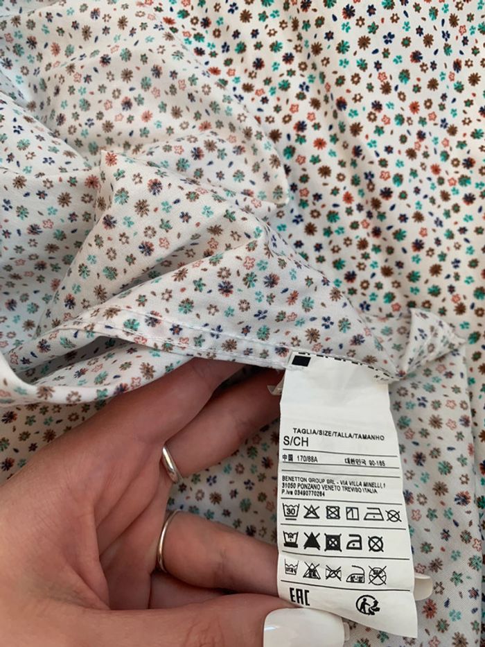 Chemise à motifs sans manches Benetton Taille S - photo numéro 4