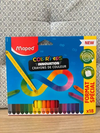 Pack de 18 Crayons de Couleur Infinity "Color Pep's"