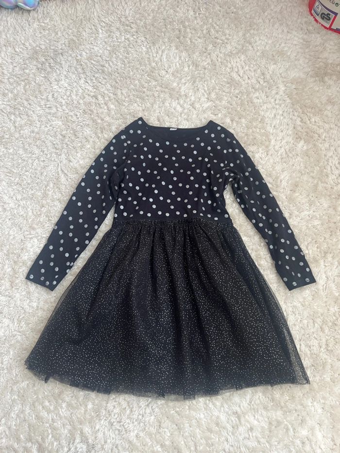 Robe 5ans paillette tulle légère 🖤🤍