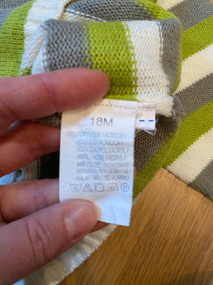 Pull rayé 18 mois - photo numéro 3