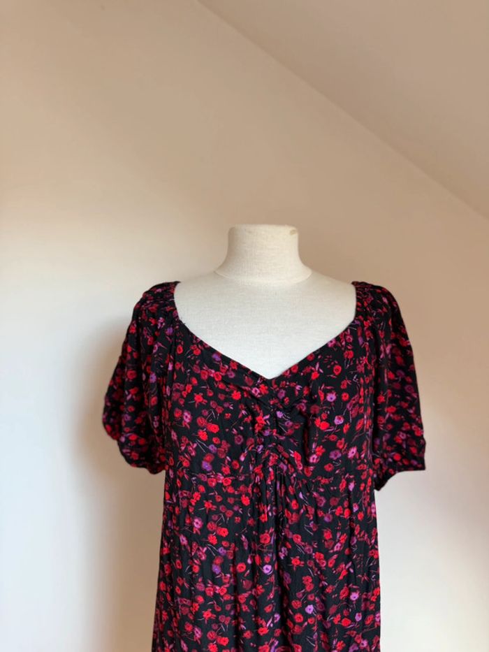 Superbe robe fluide fleurie en viscose neuve Promod 🌸 44 - photo numéro 2