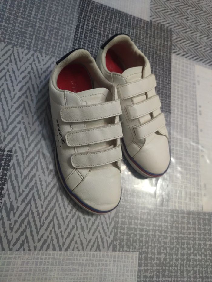 Baskets blanches le coq sportif 34