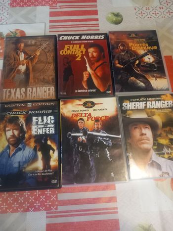 6 DVD avec Chuck Norris 