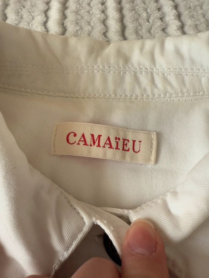 Veste en jean blanche / Taille 36 - photo numéro 9