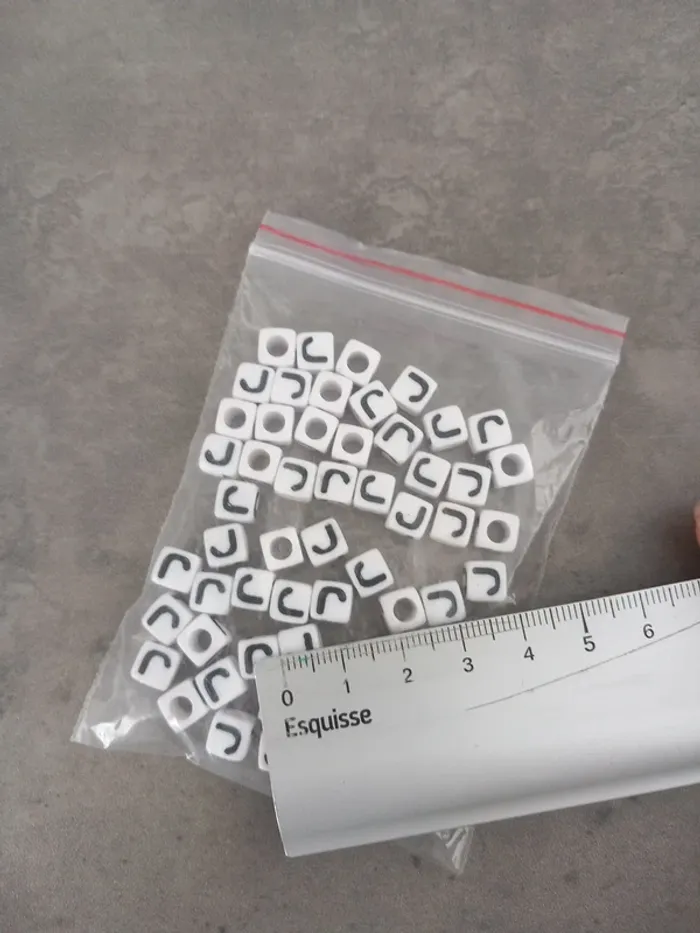 Lettres perles - photo numéro 2