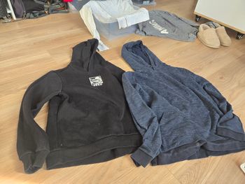 Lot 2 sweats à capuche 