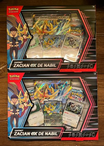 Lot de 2 Coffret Zacian ex de Nabil