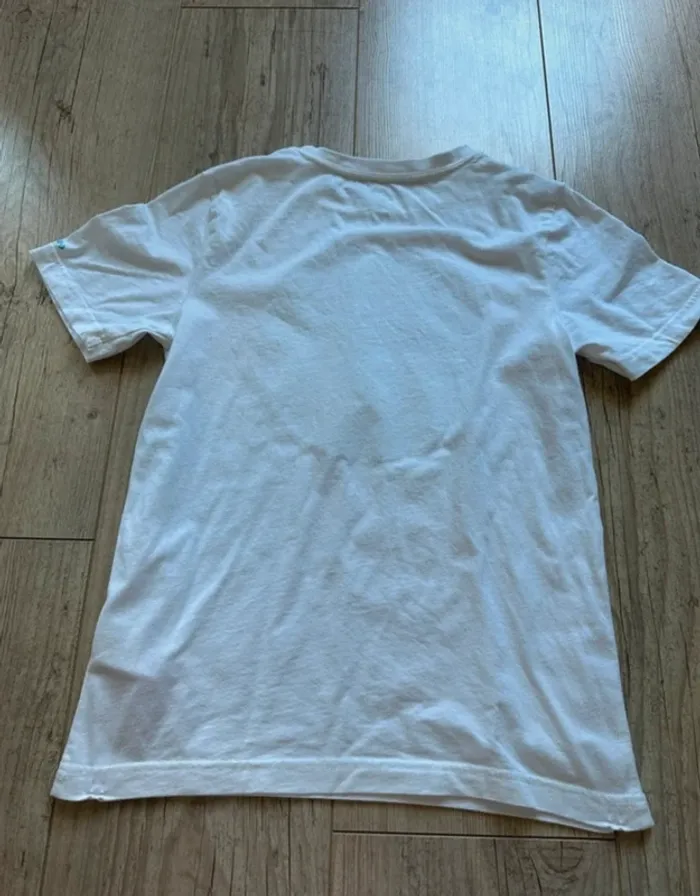 T shirt converse blanc bleu 12/13 ans - photo numéro 3