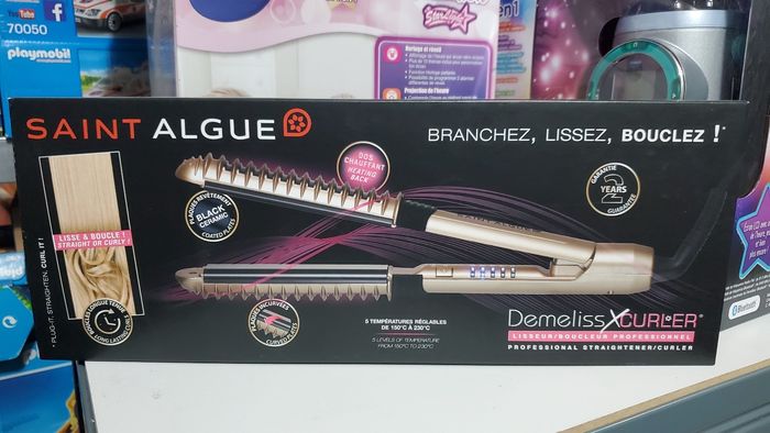 Lisseur Boucleur SAINT ALGUE Demliss XCurler Neuf.