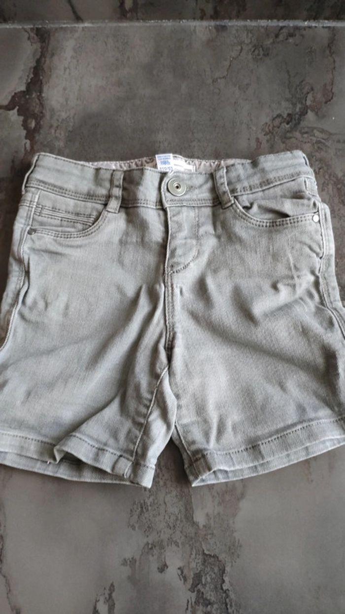 Short gris jean okaidi 6 ans
