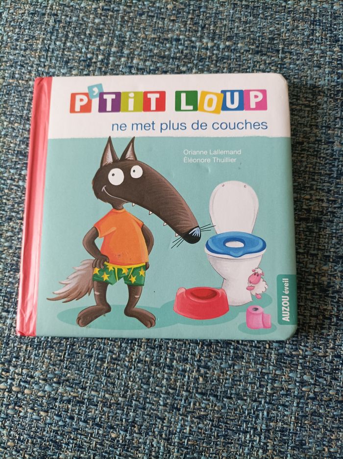 Livre P'tit loup ne met plus de couches