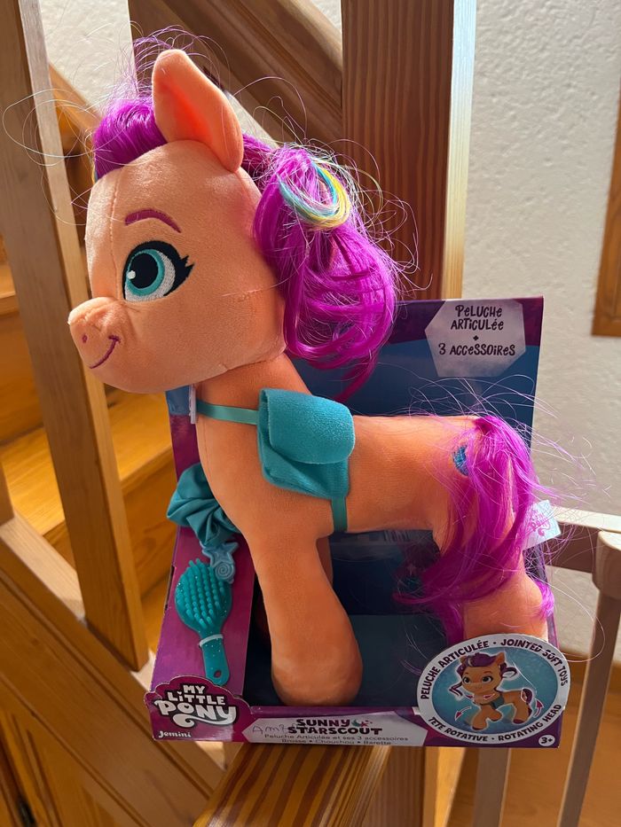 My Little pony sunny peluche articulée