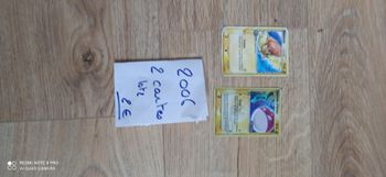 2 cartes pokemon 2006