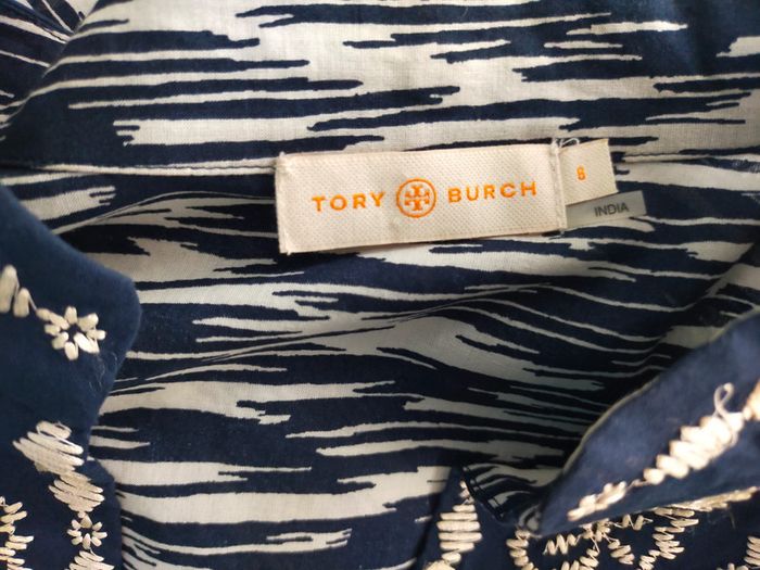 Tunique brodée en coton – Tory Burch – Taille S - photo numéro 12