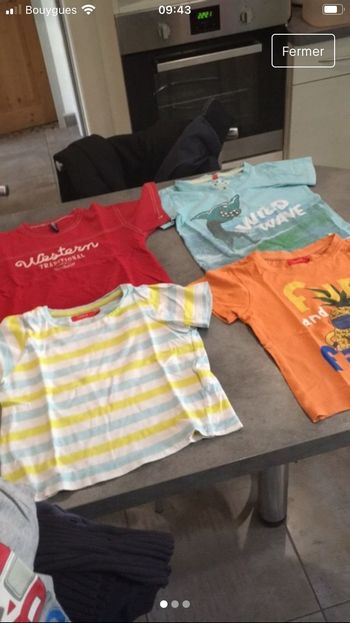 Lot de 4 tee shirt