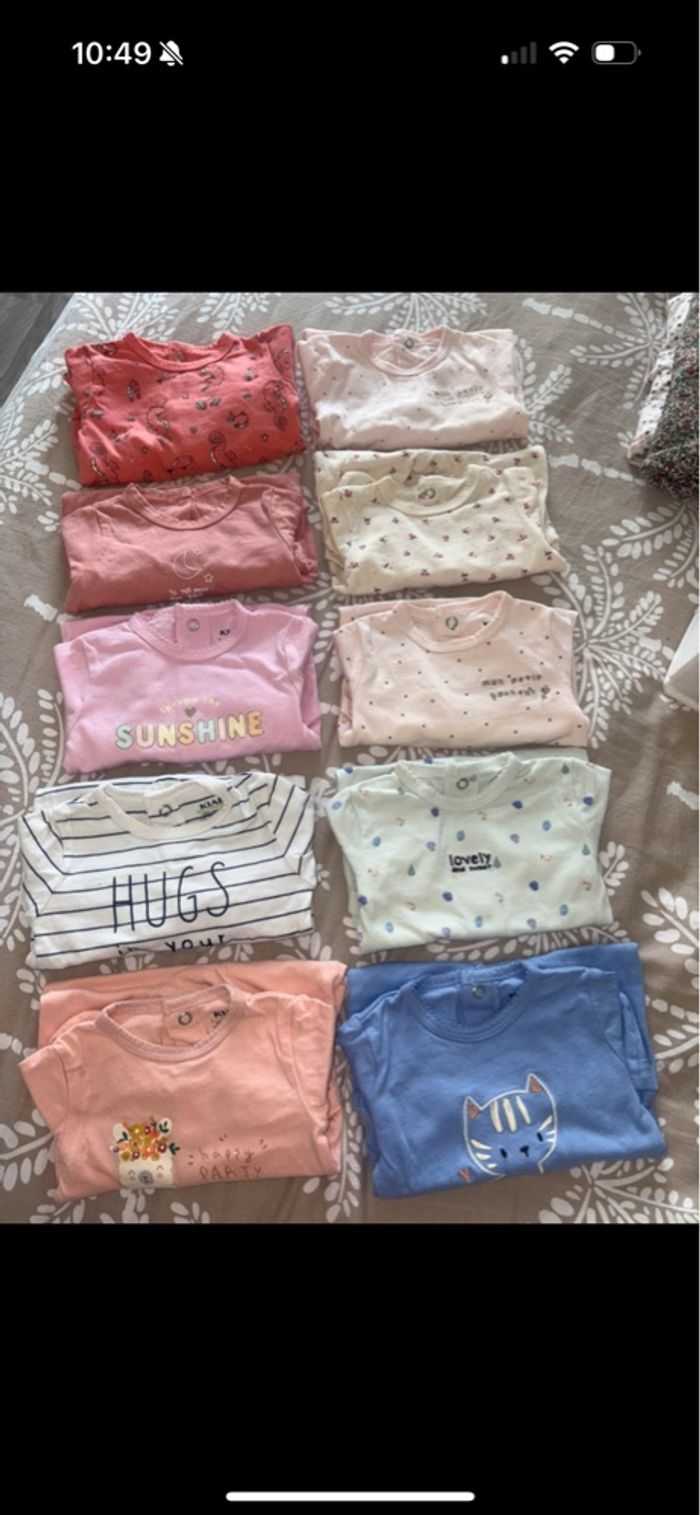 Lot 10 pyjamas 1 mois