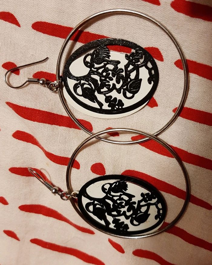 Boucles d'oreilles créoles - photo numéro 3