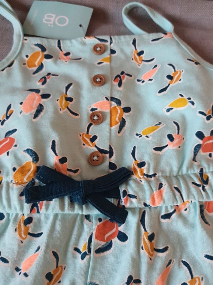 Combishort Obaïbi taille 9 mois neuf avec étiquettes - photo numéro 4