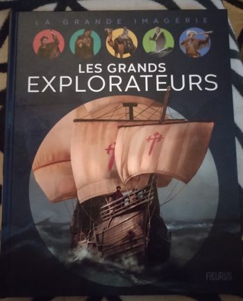 Grand livre "Les Grands Explorateurs" neuf
