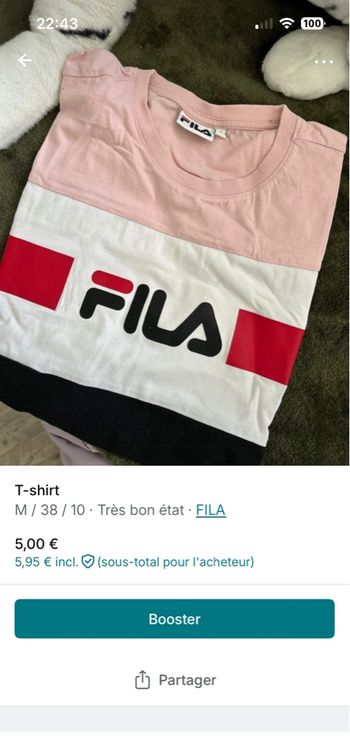 T-shirt fila