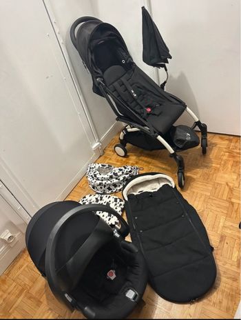 Poussette yoyo+chaceliere+cody et adaptateur