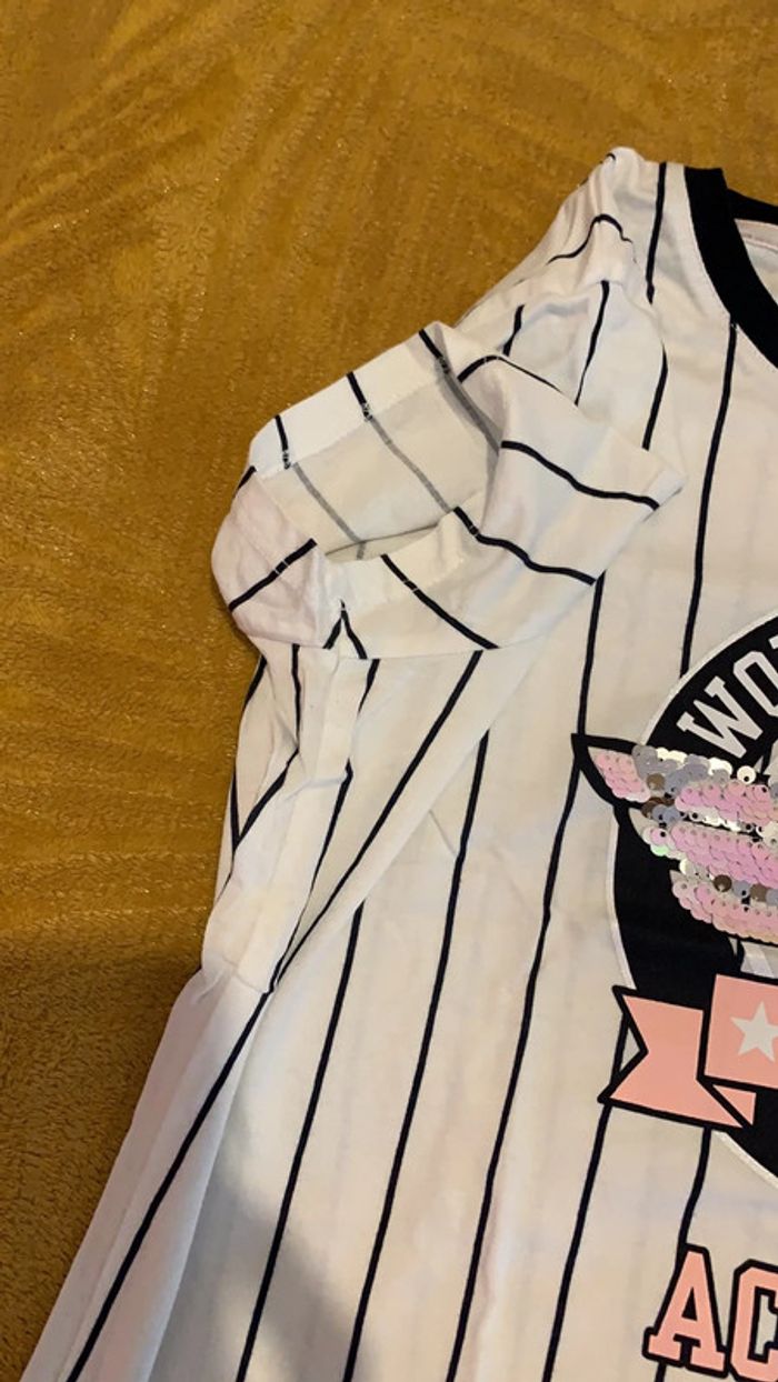 Tee-shirt fille taille XXS/32/12ans - photo numéro 3