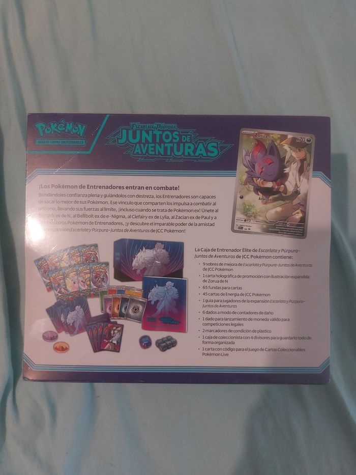 Coffret Pokemon ETB Ev09 aventure ensemble Espagnol