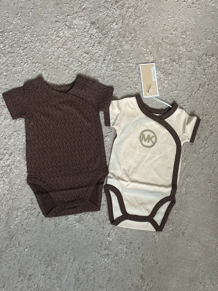 Lot de 2 bodies pour bébé fille 3 mois Michael Kors