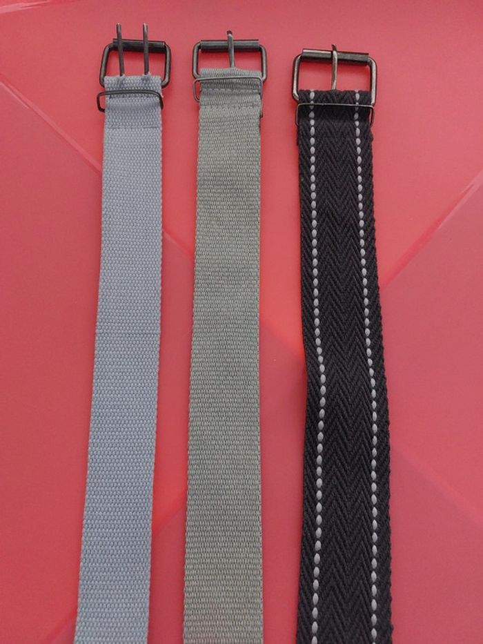 Lot de 3 ceintures - photo numéro 2