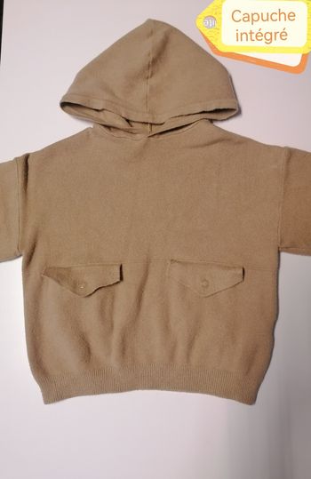 Pull à capuche filles Zara