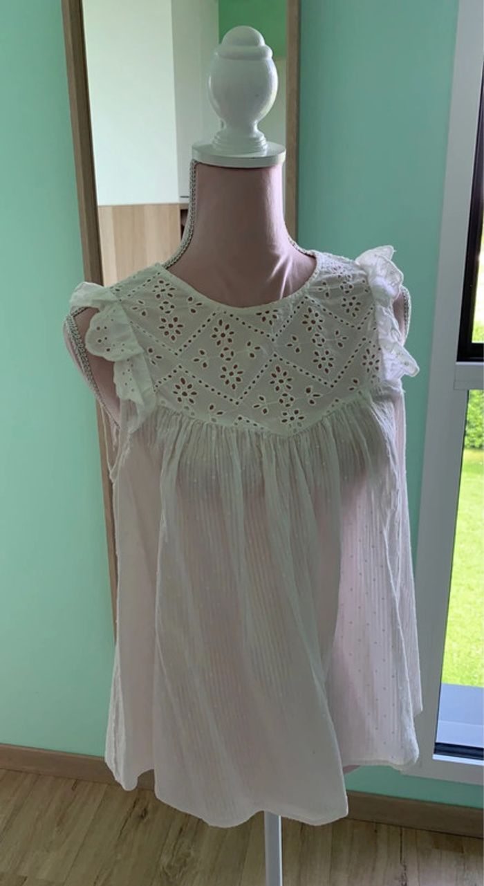 Blouse blanche femme