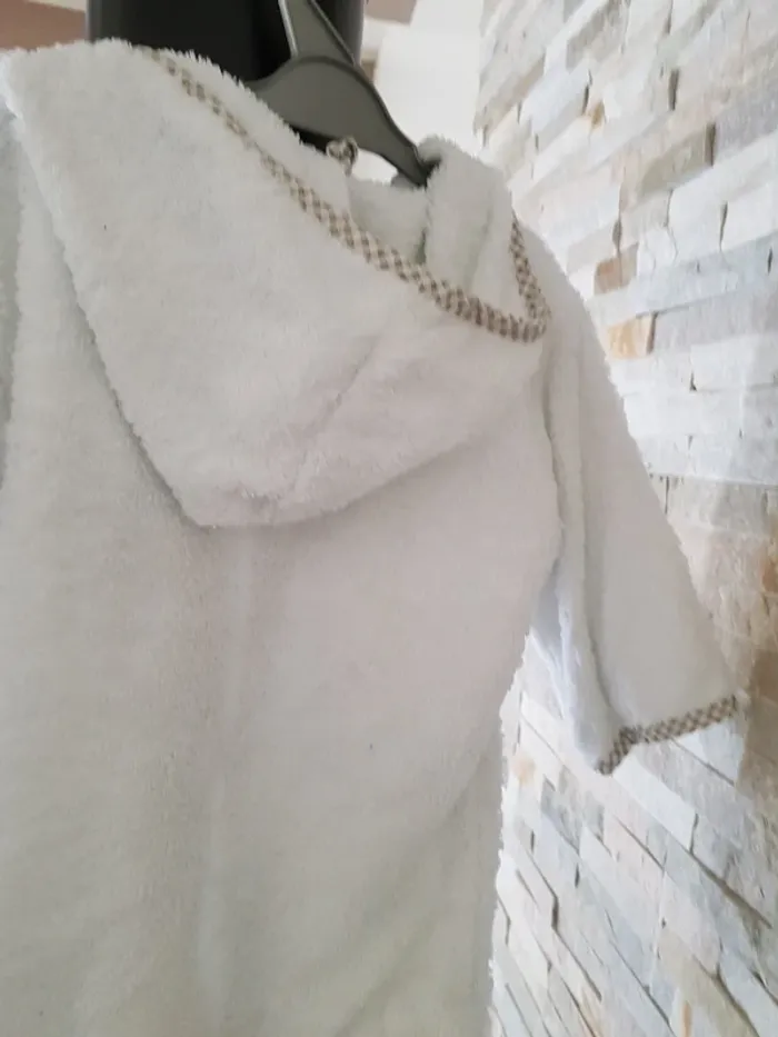 Peignoir brodé Carré blanc - photo numéro 7