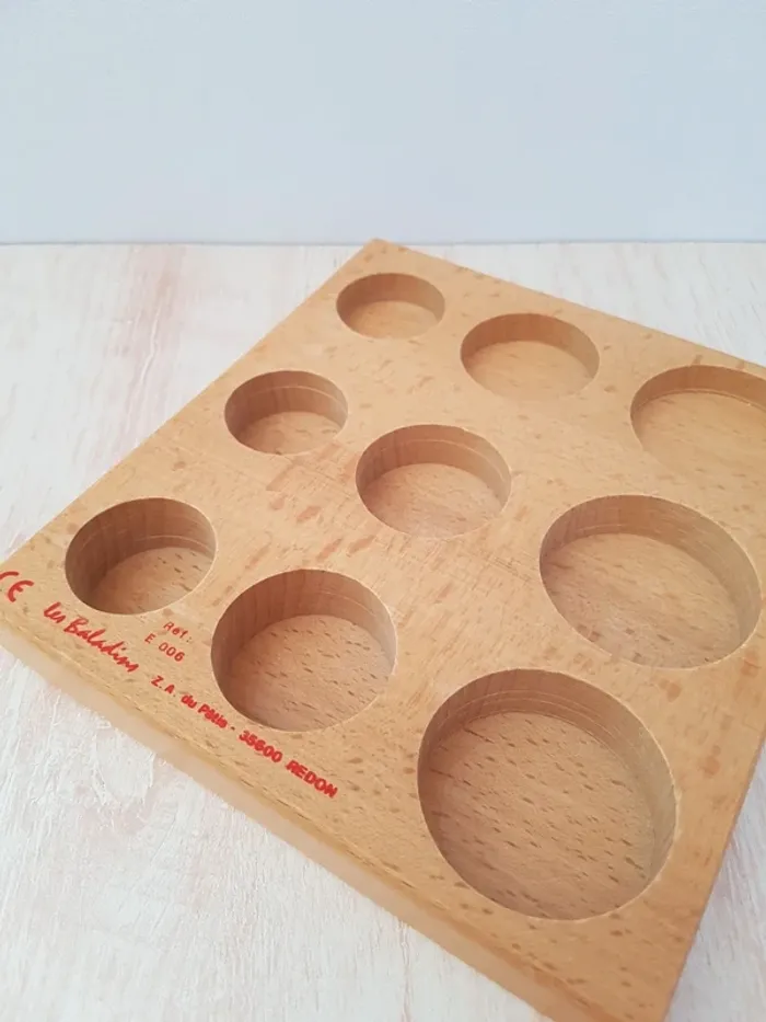 Puzzle encastrement en bois, forme et hauteur Les Baladins - photo numéro 18