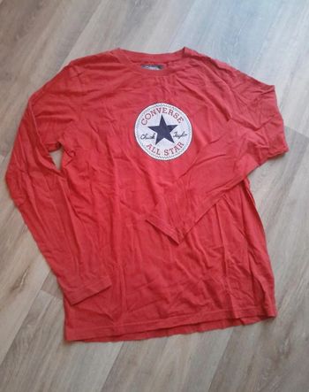 Pull T-shirt manches longues converse taille 16 ans 💖